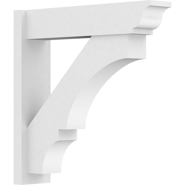Ekena Millwork Balboa Architectural Grade PVC Outlooker with Traditional Ends, 7"W X 30"D X 30"H OUTP07X30X30BOA01 - main